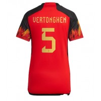 Belgia Jan Vertonghen #5 Fotballklær Hjemmedrakt Dame VM 2022 Kortermet